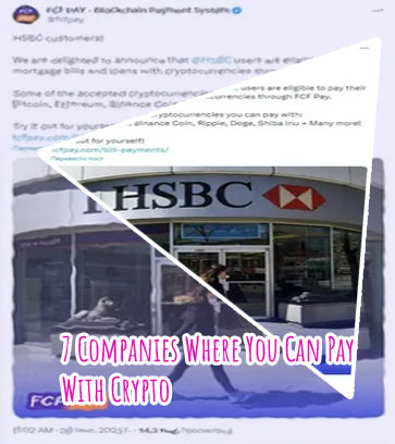 Pay with cryptocurrency